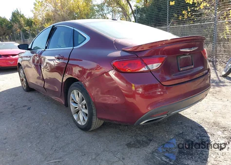 2015 Chrysler 200 C из США, поврежденный, VIN 1C3CCCCG8FN553302